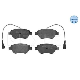 Jeu de 4 plaquettes de frein avant MEYLE OEM 77364874