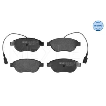 Jeu de 4 plaquettes de frein avant MEYLE OEM 77365716