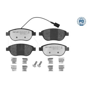 Jeu de 4 plaquettes de frein avant MEYLE OEM 77362195 Jeu de 4 plaquettes de frein avant MEYLE OEM 77362195