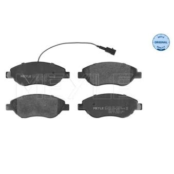 Jeu de 4 plaquettes de frein avant MEYLE OEM 71770002
