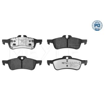 Jeu de 4 plaquettes de frein arrière MEYLE OEM 34211503077