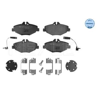 Jeu de 4 plaquettes de frein avant MEYLE 025 237 4320/W pour BMW X5 E 230 - 204cv