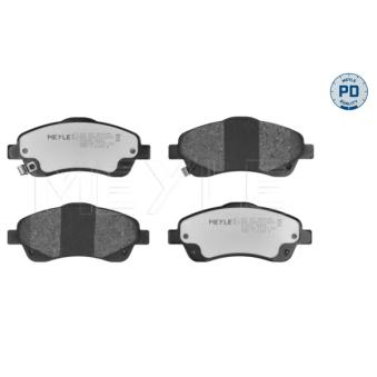 Jeu de 4 plaquettes de frein avant MEYLE OEM 04465YZZEB