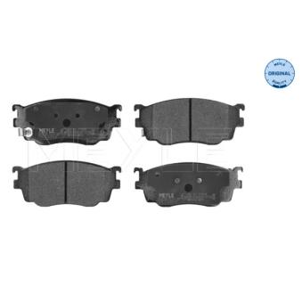 Jeu de 4 plaquettes de frein avant MEYLE OEM GJYA3328ZA