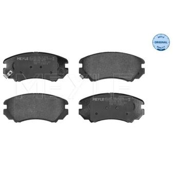 Jeu de 4 plaquettes de frein avant MEYLE OEM 581013CA80