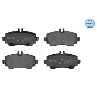 Jeu de 4 plaquettes de frein avant MEYLE [025 239 0319]