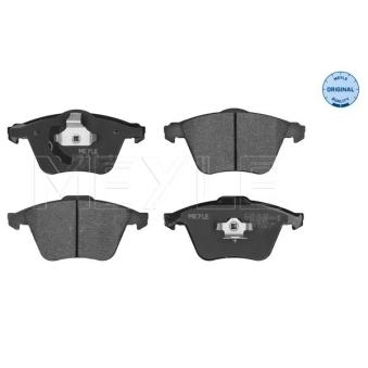 Jeu de 4 plaquettes de frein avant MEYLE OEM 31317658