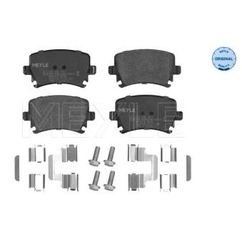 Jeu de 4 plaquettes de frein arrière MEYLE OEM 8E0698451F