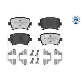 Jeu de 4 plaquettes de frein arrière MEYLE OEM 8E0698451B