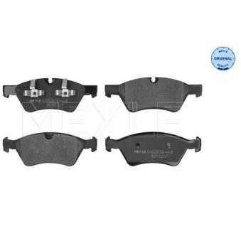 Jeu de 4 plaquettes de frein avant MEYLE OEM 0044204020