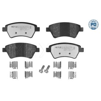 Jeu de 4 plaquettes de frein avant MEYLE [025 239 3018/PD]