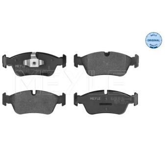 Jeu de 4 plaquettes de frein avant MEYLE OEM 34116769763