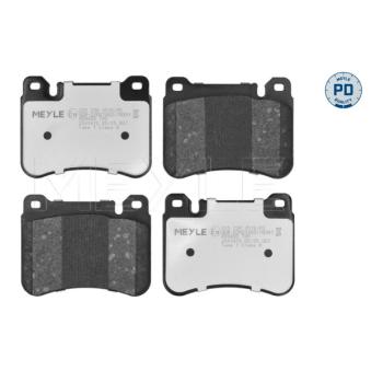 Jeu de 4 plaquettes de frein avant MEYLE OEM A0044205120
