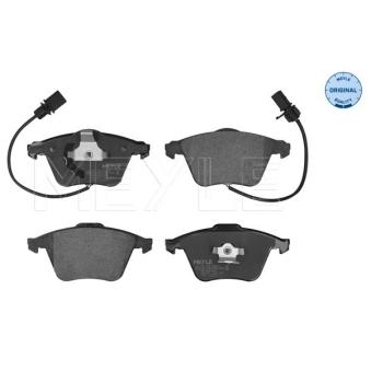Jeu de 4 plaquettes de frein avant MEYLE OEM 8E0698151G