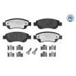 MEYLE 025 239 5917/PD - Jeu de 4 plaquettes de frein avant