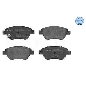 Jeu de 4 plaquettes de frein avant MEYLE OEM 93191698