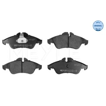 Jeu de 4 plaquettes de frein avant MEYLE OEM A0024209920