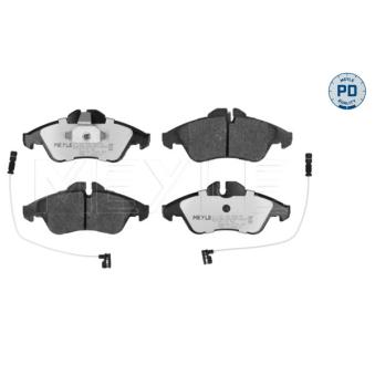Jeu de 4 plaquettes de frein avant MEYLE OEM A0024209920