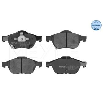 Jeu de 4 plaquettes de frein avant MEYLE OEM 0446505050