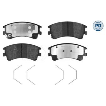 Jeu de 4 plaquettes de frein avant MEYLE OEM GJYF3328ZB