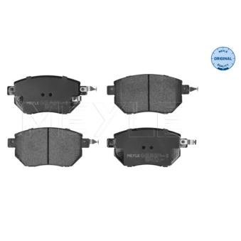 Jeu de 4 plaquettes de frein avant MEYLE OEM D1060EJ20A Jeu de 4 plaquettes de frein avant MEYLE OEM D1060EJ20A