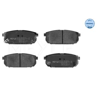 Jeu de 4 plaquettes de frein arrière MEYLE OEM 583023EE00