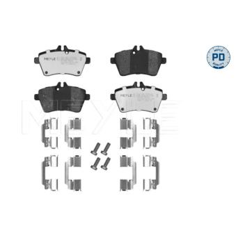 Jeu de 4 plaquettes de frein avant MEYLE OEM 1694200720