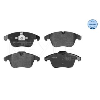 Jeu de 4 plaquettes de frein avant MEYLE OEM C2C39929
