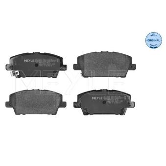 Jeu de 4 plaquettes de frein avant MEYLE OEM 45022SMGE01
