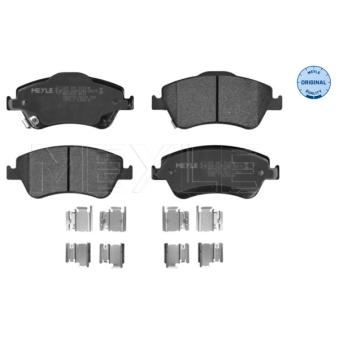 Jeu de 4 plaquettes de frein avant MEYLE OEM 0446502170