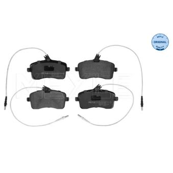 Jeu de 4 plaquettes de frein avant MEYLE OEM E172236