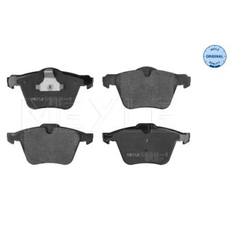 Jeu de 4 plaquettes de frein avant MEYLE OEM 1423389