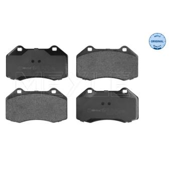 Jeu de 4 plaquettes de frein avant MEYLE [025 241 6215]