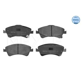 Jeu de 4 plaquettes de frein avant MEYLE OEM 0446502190