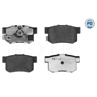 Jeu de 4 plaquettes de frein arrière MEYLE OEM 43022TP6A00