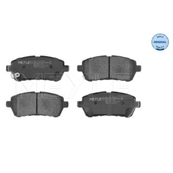 Jeu de 4 plaquettes de frein avant MEYLE [025 242 8316/W]