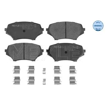 Jeu de 4 plaquettes de frein avant MEYLE [025 242 9714/W]