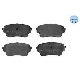 Jeu de 4 plaquettes de frein avant MEYLE OEM 5520050J03