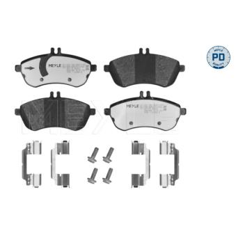 Jeu de 4 plaquettes de frein avant MEYLE OEM A0074201620