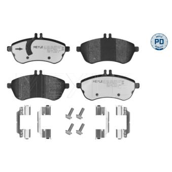 Jeu de 4 plaquettes de frein avant MEYLE OEM A0054201220