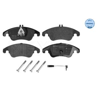 Jeu de 4 plaquettes de frein avant MEYLE 025 243 1019 pour AUDI A4 E 350 BlueTEC - 252cv