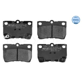 Jeu de 4 plaquettes de frein arrière MEYLE OEM 04466WY020