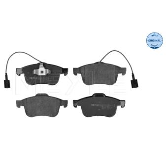 Jeu de 4 plaquettes de frein avant MEYLE [025 243 4019]