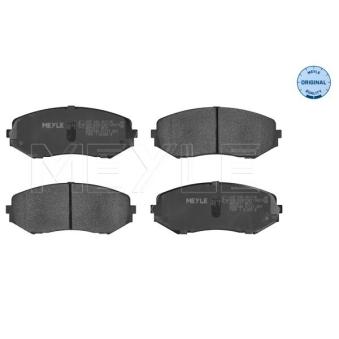 Jeu de 4 plaquettes de frein avant MEYLE OEM 5520065J23