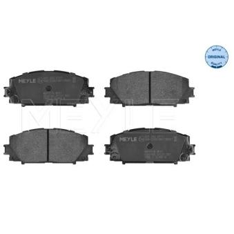 Jeu de 4 plaquettes de frein avant MEYLE OEM 0446552260