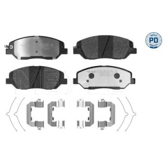 Jeu de 4 plaquettes de frein avant MEYLE OEM 48130341A0