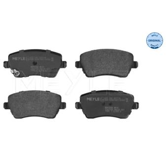 Jeu de 4 plaquettes de frein avant MEYLE OEM 4711040