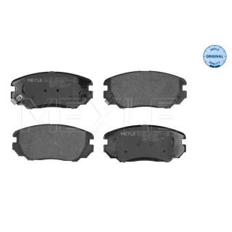 Jeu de 4 plaquettes de frein avant MEYLE OEM 22959105