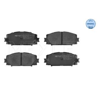 Jeu de 4 plaquettes de frein avant MEYLE OEM 044650W141