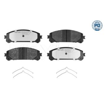 Jeu de 4 plaquettes de frein avant MEYLE OEM 0446548240